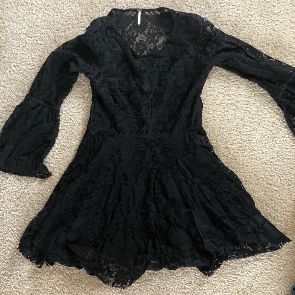 Beautiful Lacey Black Free People Dress